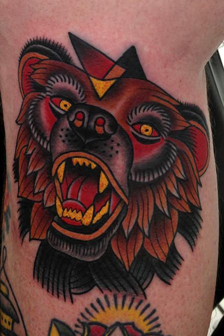 Jonathan Montalvo - bear tatoo